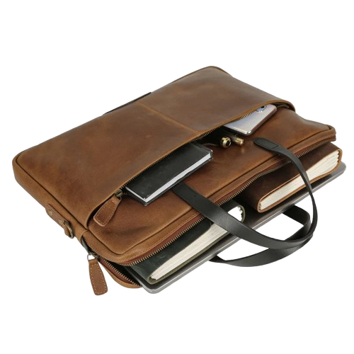 Premium Buffalo Leather Unisex Toiletry Bag Travel Kit